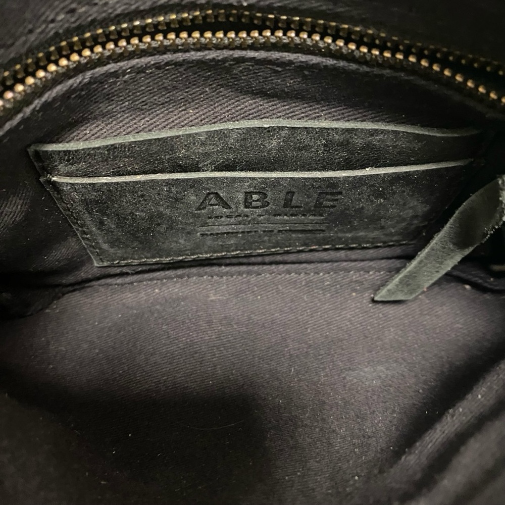 Able Solid Charcoal Rectangle Wristlet - image 6